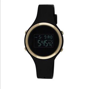 Women’s digital black watch